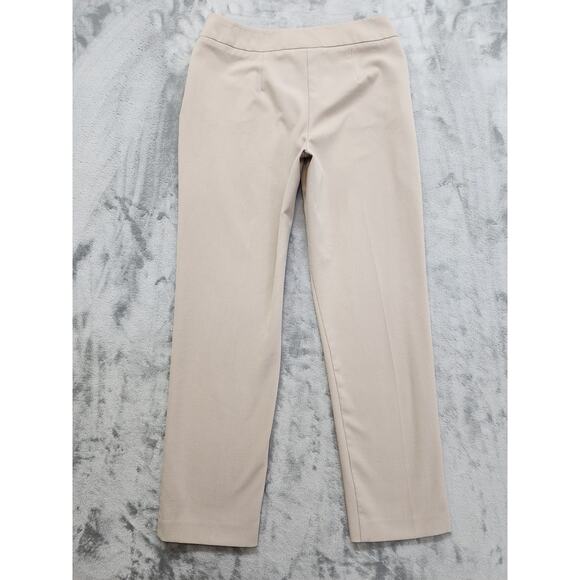 Chico's Magique Ankle Pants Size 00 XS/2 Beige Crop Slim Stretch Office Career - Picture 2 of 11
